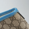GG Plus GG Supreme beige×blue PVC coated canvas×Leather 197954 G010122080GGプラス GGスプリーム ベージュ×ブルー PVCコーティングキャンバス×レザー 197954 G010122080