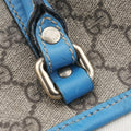 GG Plus GG Supreme beige×blue PVC coated canvas×Leather 197954 G010122080GGプラス GGスプリーム ベージュ×ブルー PVCコーティングキャンバス×レザー 197954 G010122080