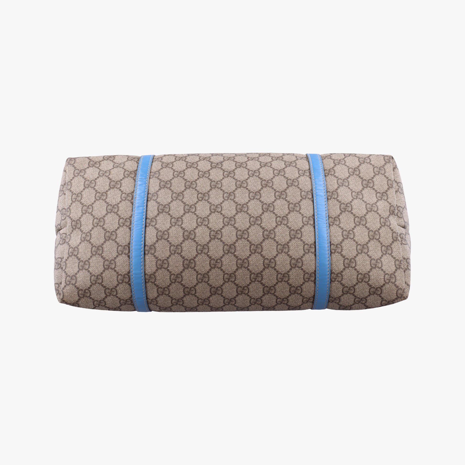 GG Plus GG Supreme beige×blue PVC coated canvas×Leather 197954 G010122080GGプラス GGスプリーム ベージュ×ブルー PVCコーティングキャンバス×レザー 197954 G010122080