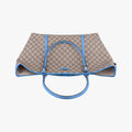 GG Plus GG Supreme beige×blue PVC coated canvas×Leather 197954 G010122080GGプラス GGスプリーム ベージュ×ブルー PVCコーティングキャンバス×レザー 197954 G010122080