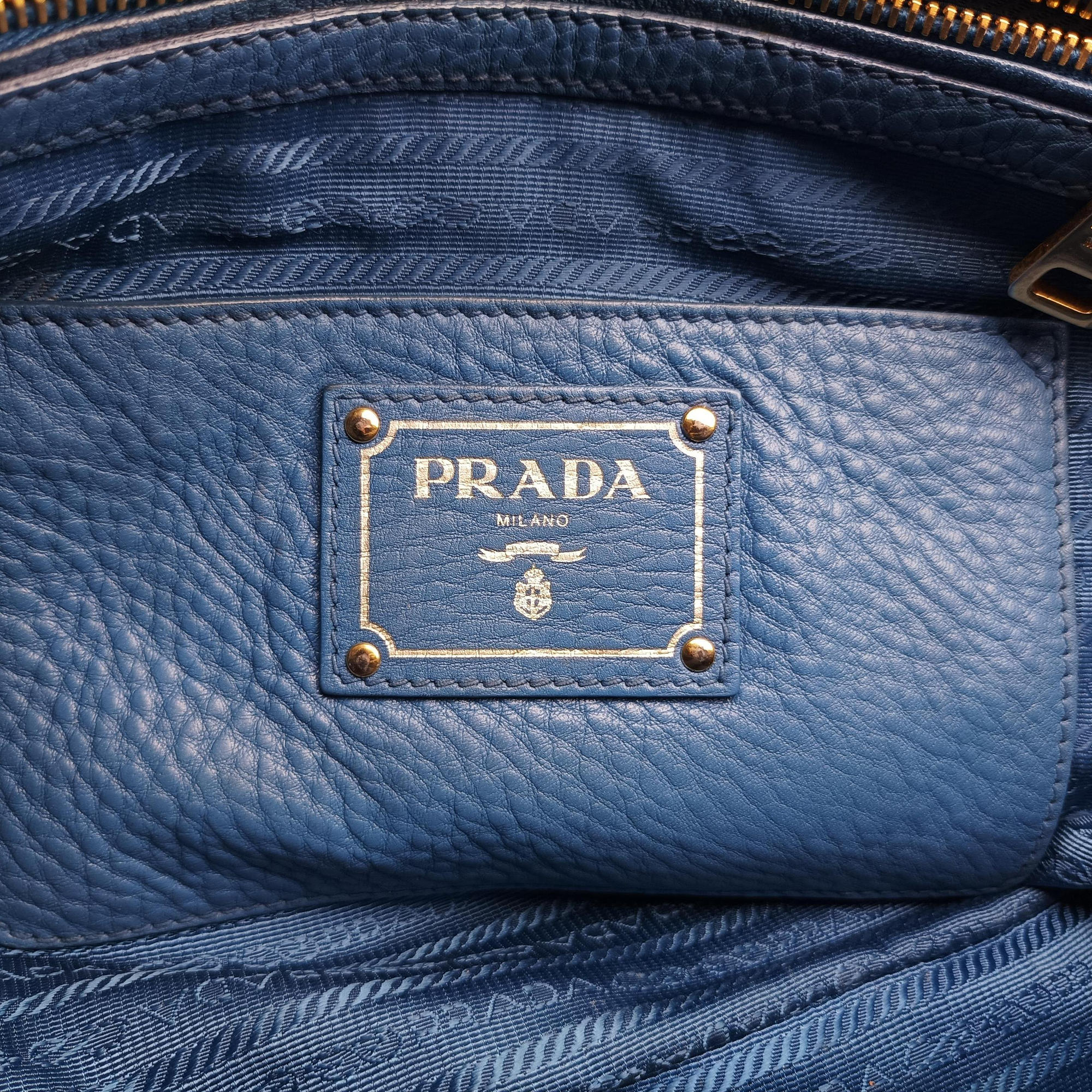 Shopping Tote Blue Leather BN2579 64ショッピングトート ブルー レザー BN2579 64