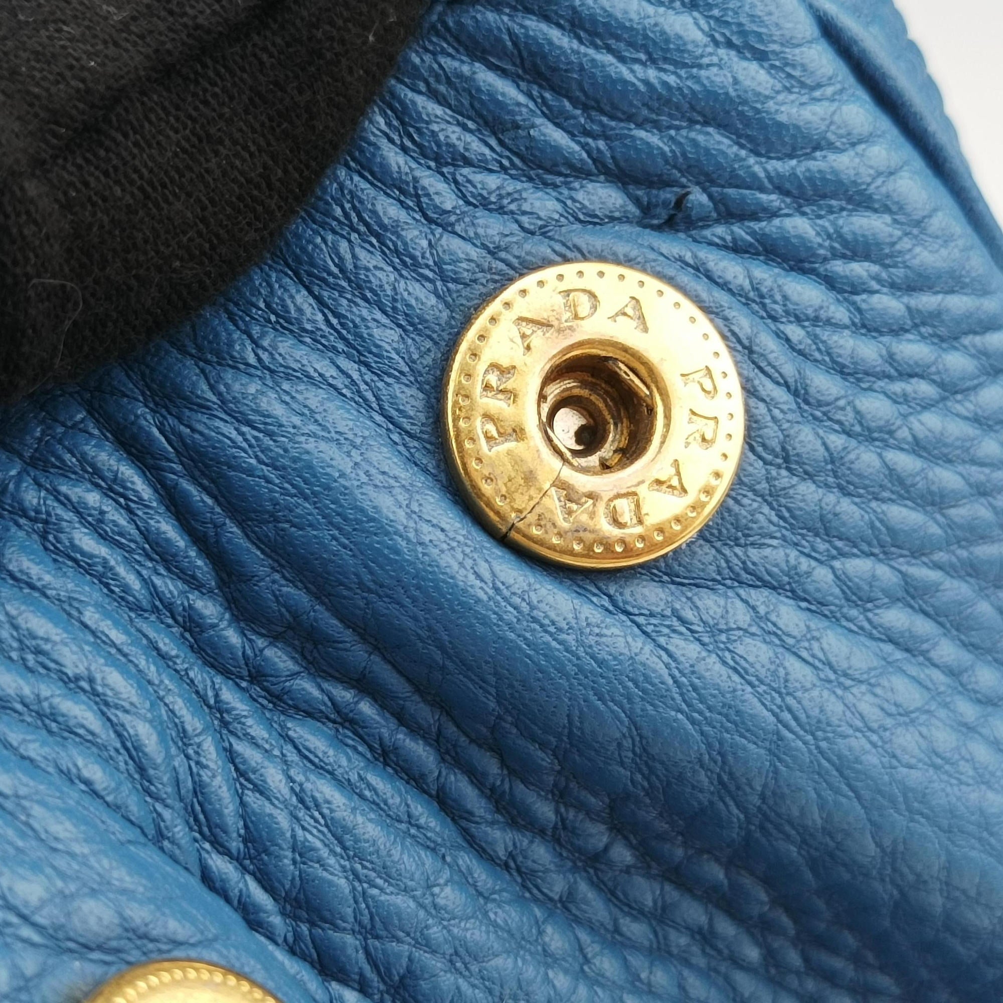 Shopping Tote Blue Leather BN2579 64ショッピングトート ブルー レザー BN2579 64