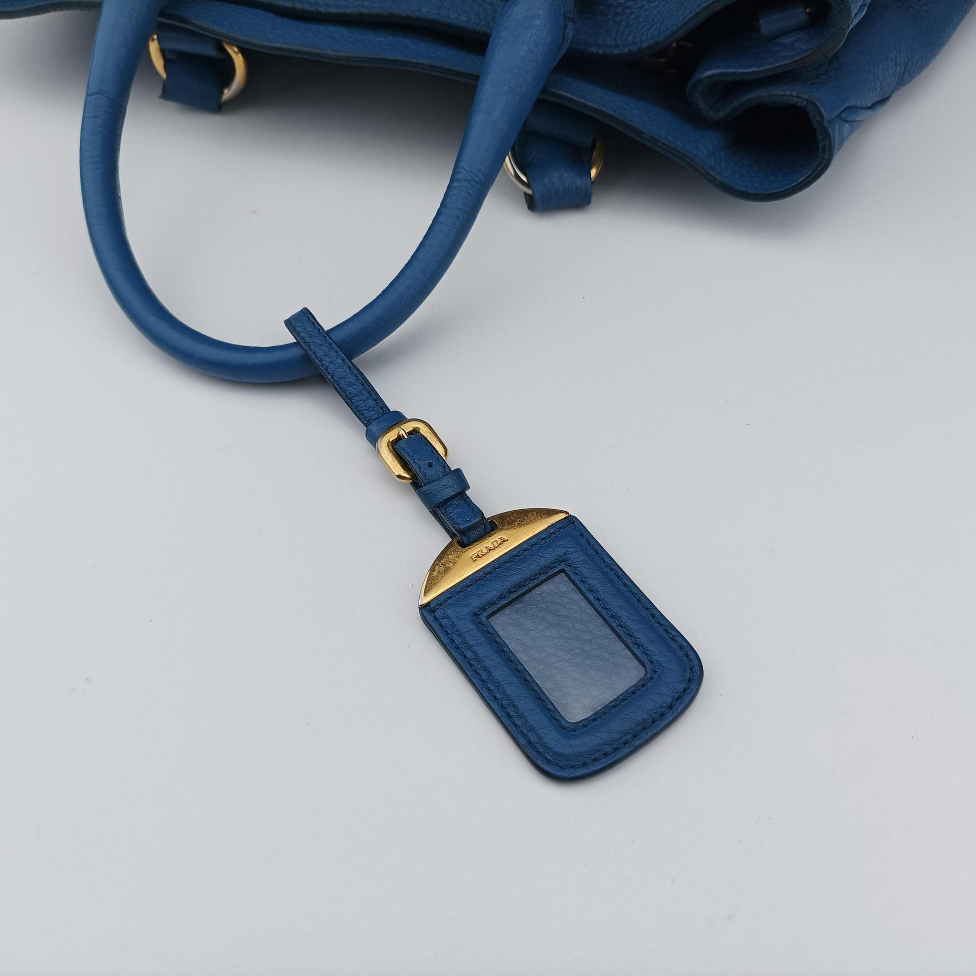 Shopping Tote Blue Leather BN2579 64ショッピングトート ブルー レザー BN2579 64