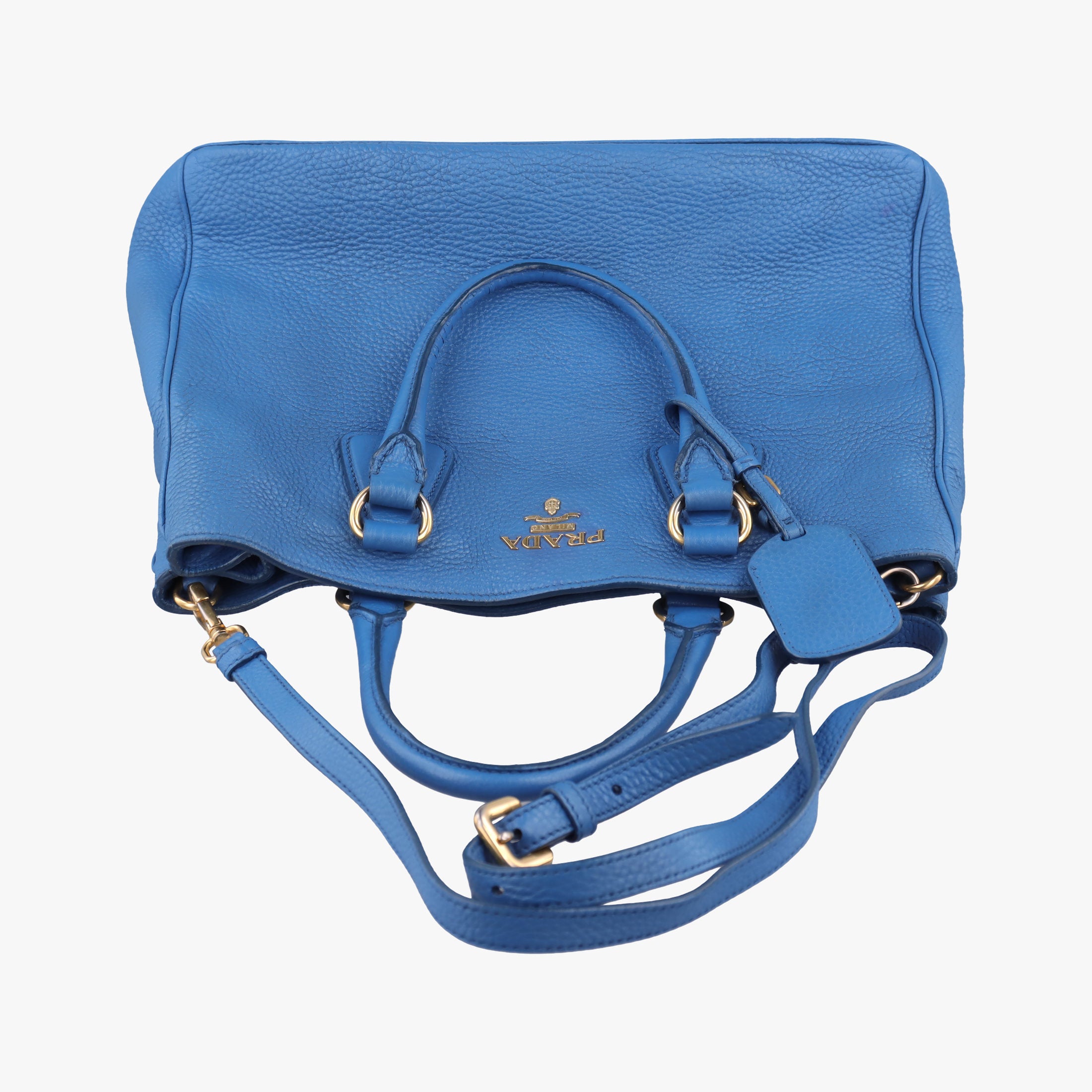 Shopping Tote Blue Leather BN2579 64ショッピングトート ブルー レザー BN2579 64