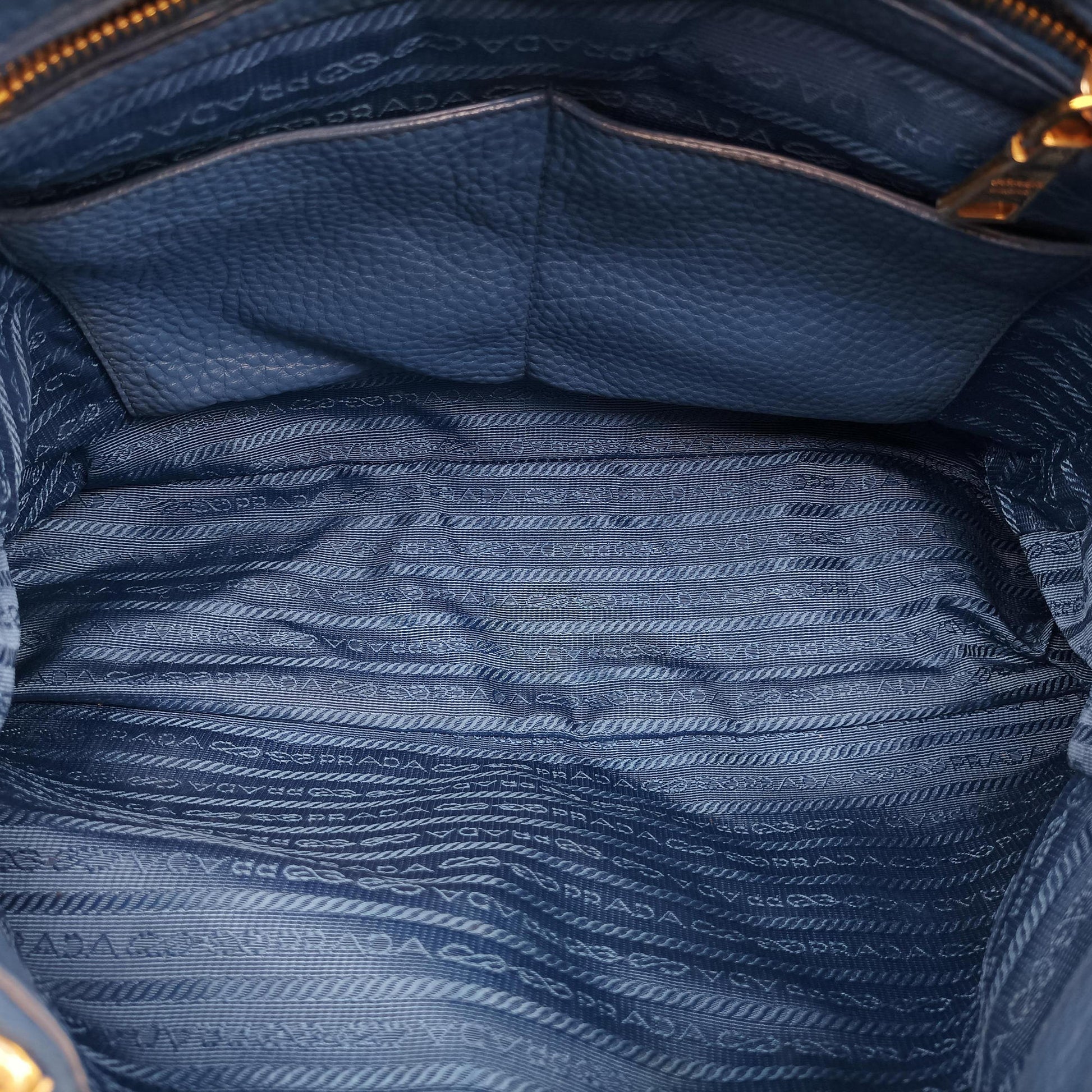 Shopping Tote Blue Leather BN2579 64ショッピングトート ブルー レザー BN2579 64