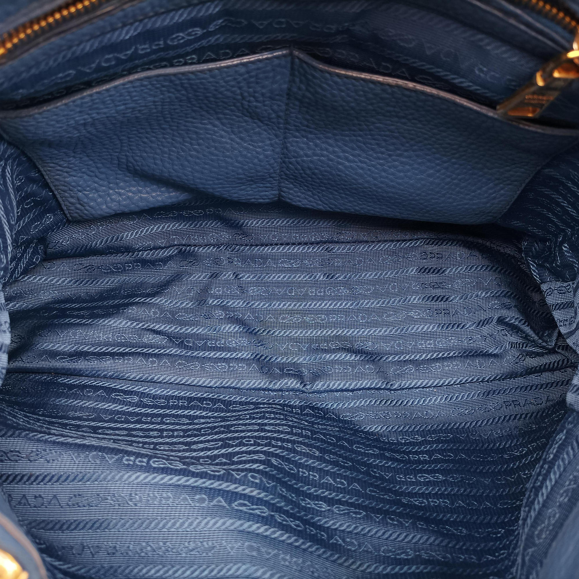 Shopping Tote Blue Leather BN2579 64ショッピングトート ブルー レザー BN2579 64