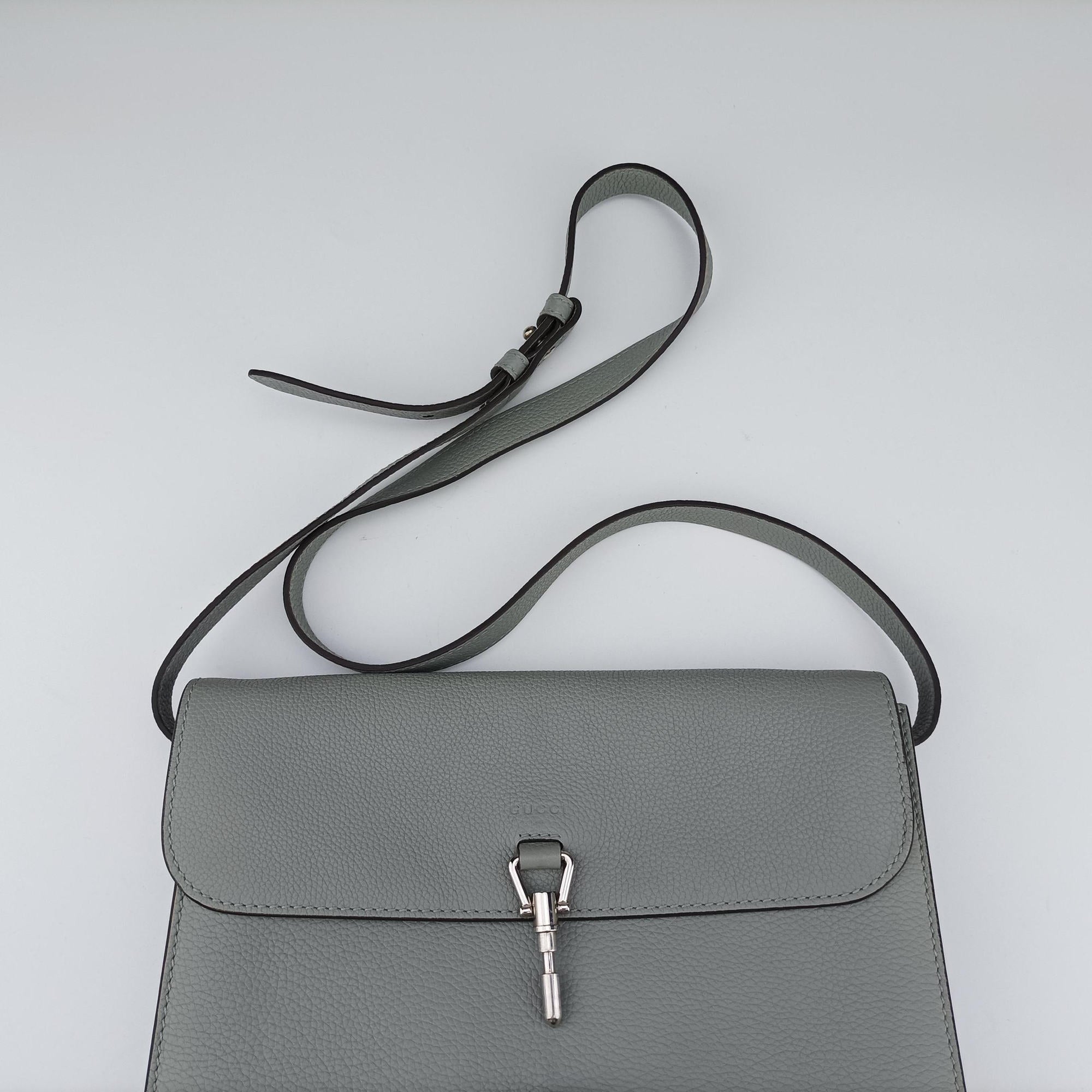 New Jackie Grey Leather 362971 C017022311ニュージャッキー グレー レザー 362971 C017022311