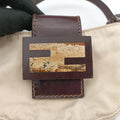 Mini croissants Beige×Brown  canvas× leather 26673 2305 26673 008ミニクロワッサン ベージュ×ブラウン キャンバス× レザー 26673 2305 26673 008