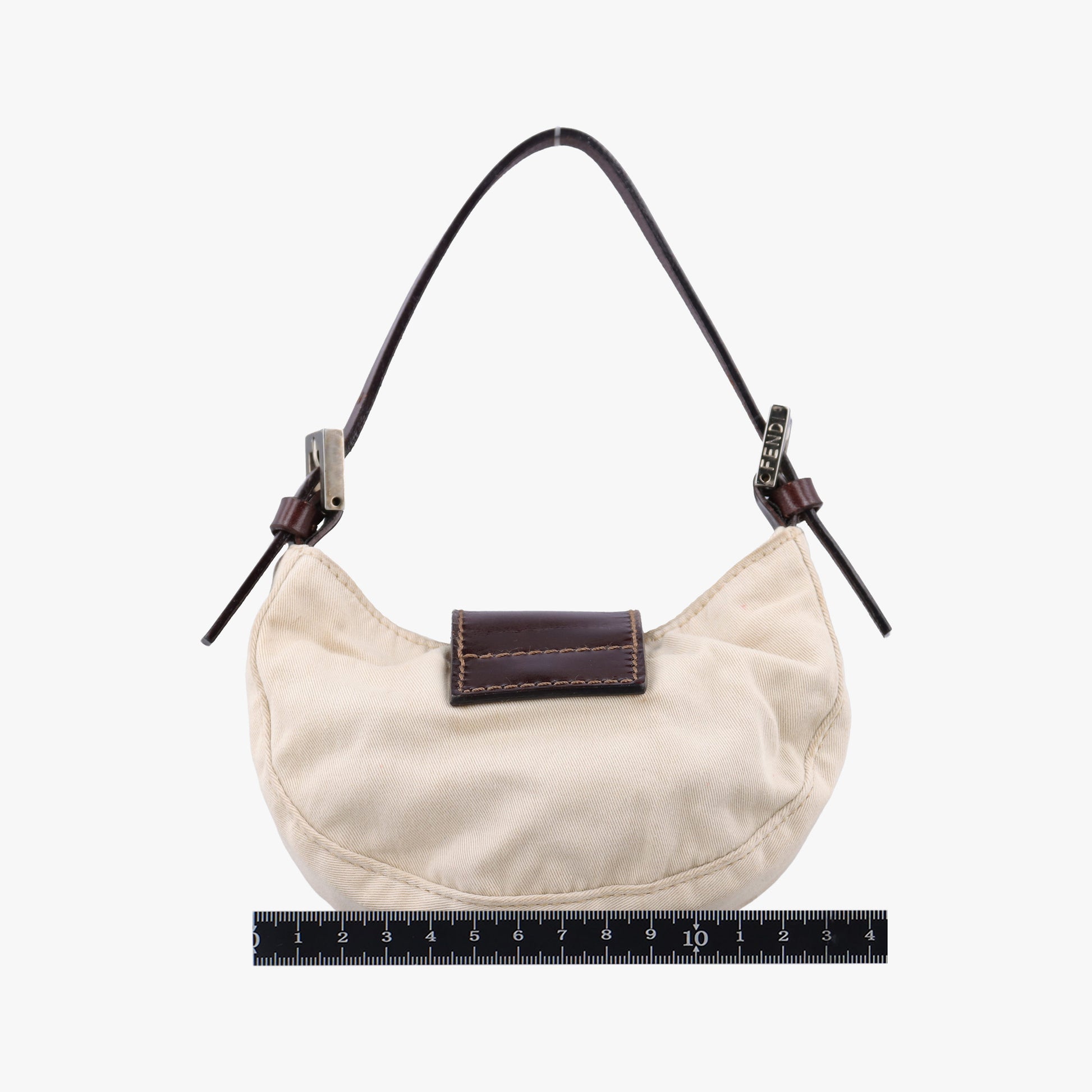 Mini croissants Beige×Brown  canvas× leather 26673 2305 26673 008ミニクロワッサン ベージュ×ブラウン キャンバス× レザー 26673 2305 26673 008