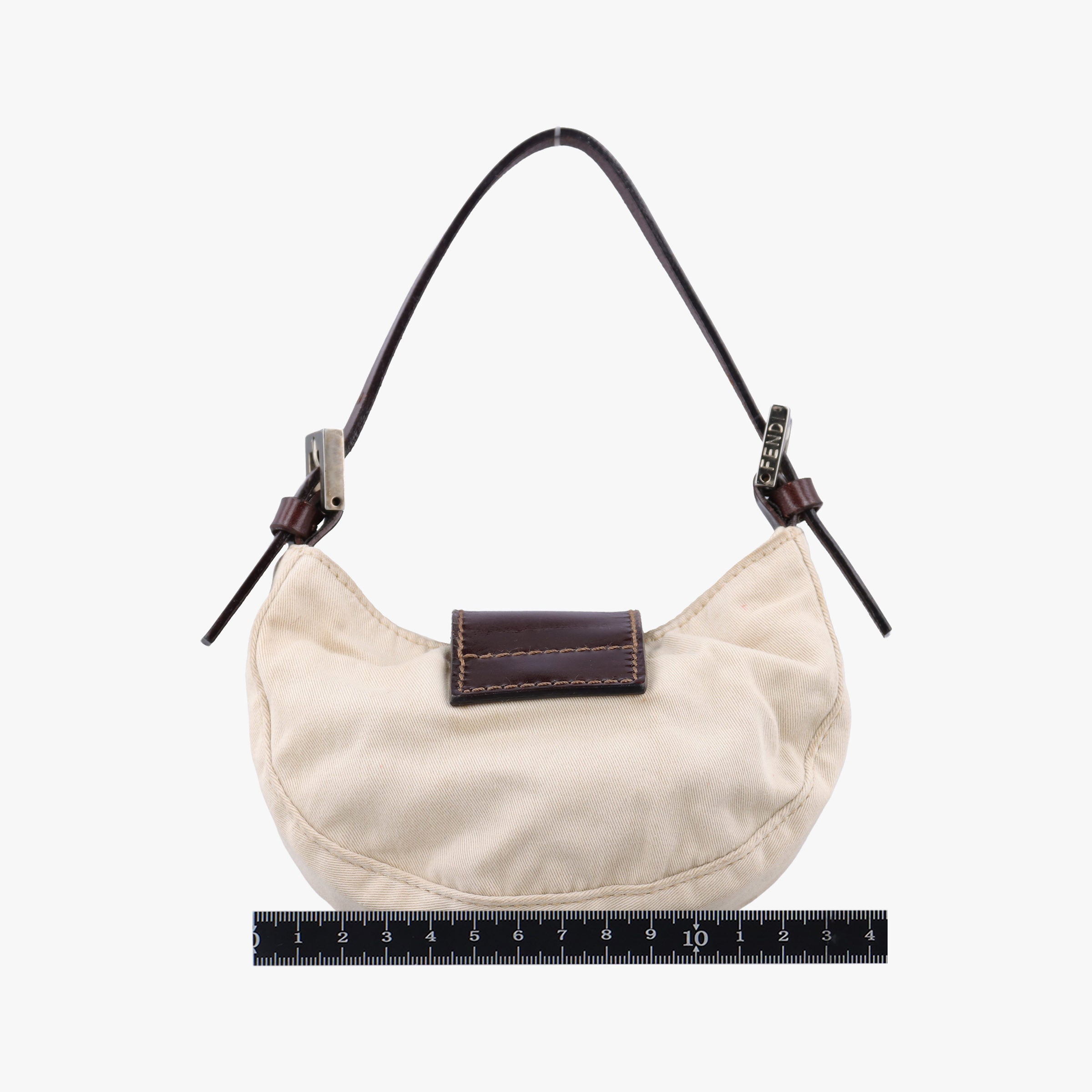 Mini croissants Beige×Brown  canvas× leather 26673 2305 26673 008ミニクロワッサン ベージュ×ブラウン キャンバス× レザー 26673 2305 26673 008