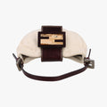 Mini croissants Beige×Brown  canvas× leather 26673 2305 26673 008ミニクロワッサン ベージュ×ブラウン キャンバス× レザー 26673 2305 26673 008