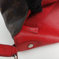 SAINT MICHEL Brown×COQUELICOT Monogram Canvas×epi M44031 CA1107サンミシェル モノグラム/ブラウン×コクリコ モノグラムキャンバス×エピ M44031 CA1107