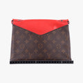 SAINT MICHEL Brown×COQUELICOT Monogram Canvas×epi M44031 CA1107サンミシェル モノグラム/ブラウン×コクリコ モノグラムキャンバス×エピ M44031 CA1107