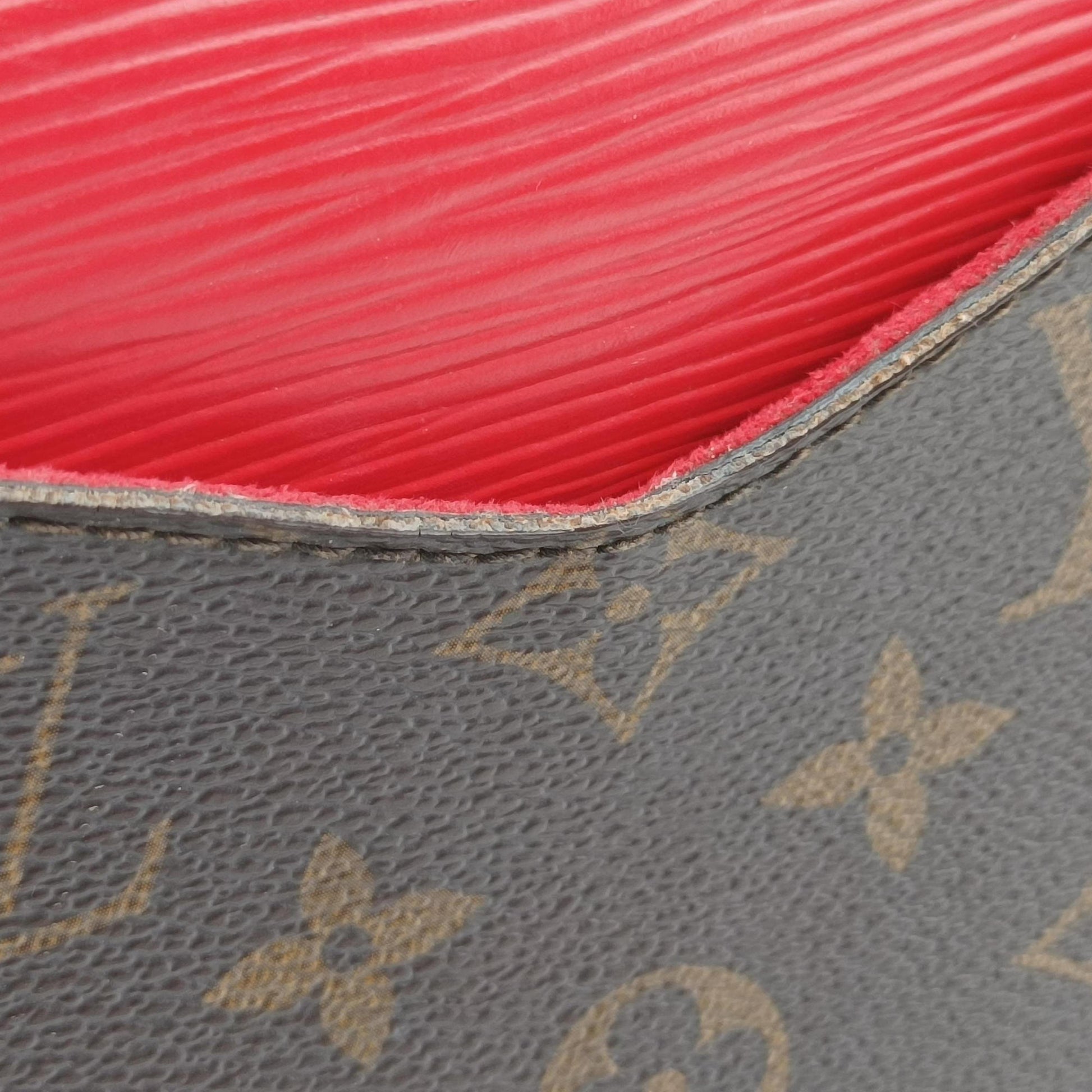 SAINT MICHEL Brown×COQUELICOT Monogram Canvas×epi M44031 CA1107サンミシェル モノグラム/ブラウン×コクリコ モノグラムキャンバス×エピ M44031 CA1107