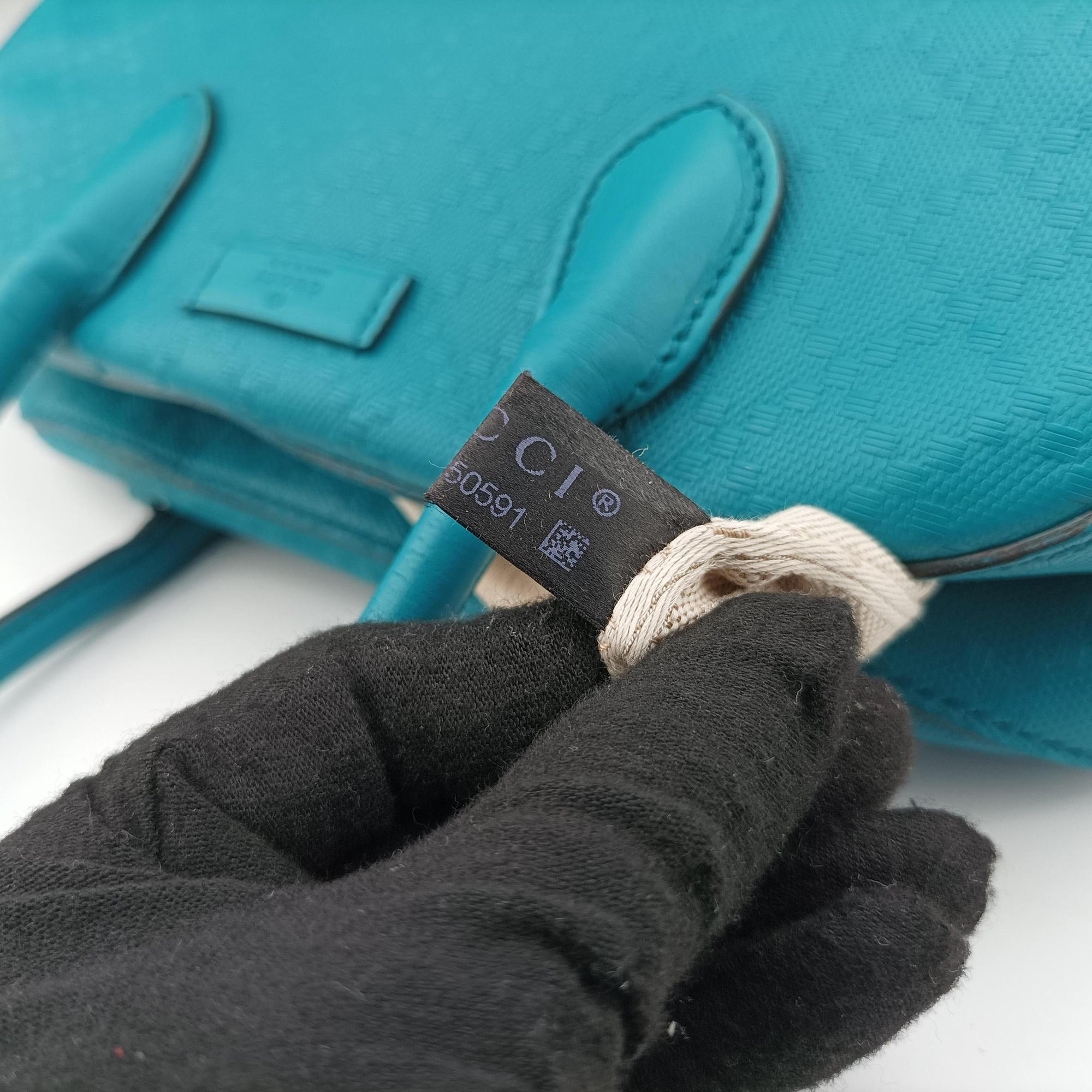 Bright Diamante Blue Leather 354224 A016250591ブライトディアマンテ ブルー レザー 354224 A016250591