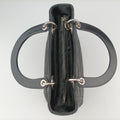 Lady Dior Black Nylon×lambskin 06-RU-1007レディディオール ブラック ナイロン×ラムスキン 06-RU-1007
