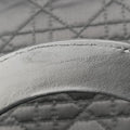 Lady Dior Black Nylon×lambskin 06-RU-1007レディディオール ブラック ナイロン×ラムスキン 06-RU-1007
