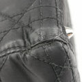Lady Dior Black Nylon×lambskin 06-RU-1007レディディオール ブラック ナイロン×ラムスキン 06-RU-1007