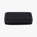 Lady Dior Black Nylon×lambskin 06-RU-1007レディディオール ブラック ナイロン×ラムスキン 06-RU-1007