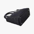 Lady Dior Black Nylon×lambskin 06-RU-1007レディディオール ブラック ナイロン×ラムスキン 06-RU-1007