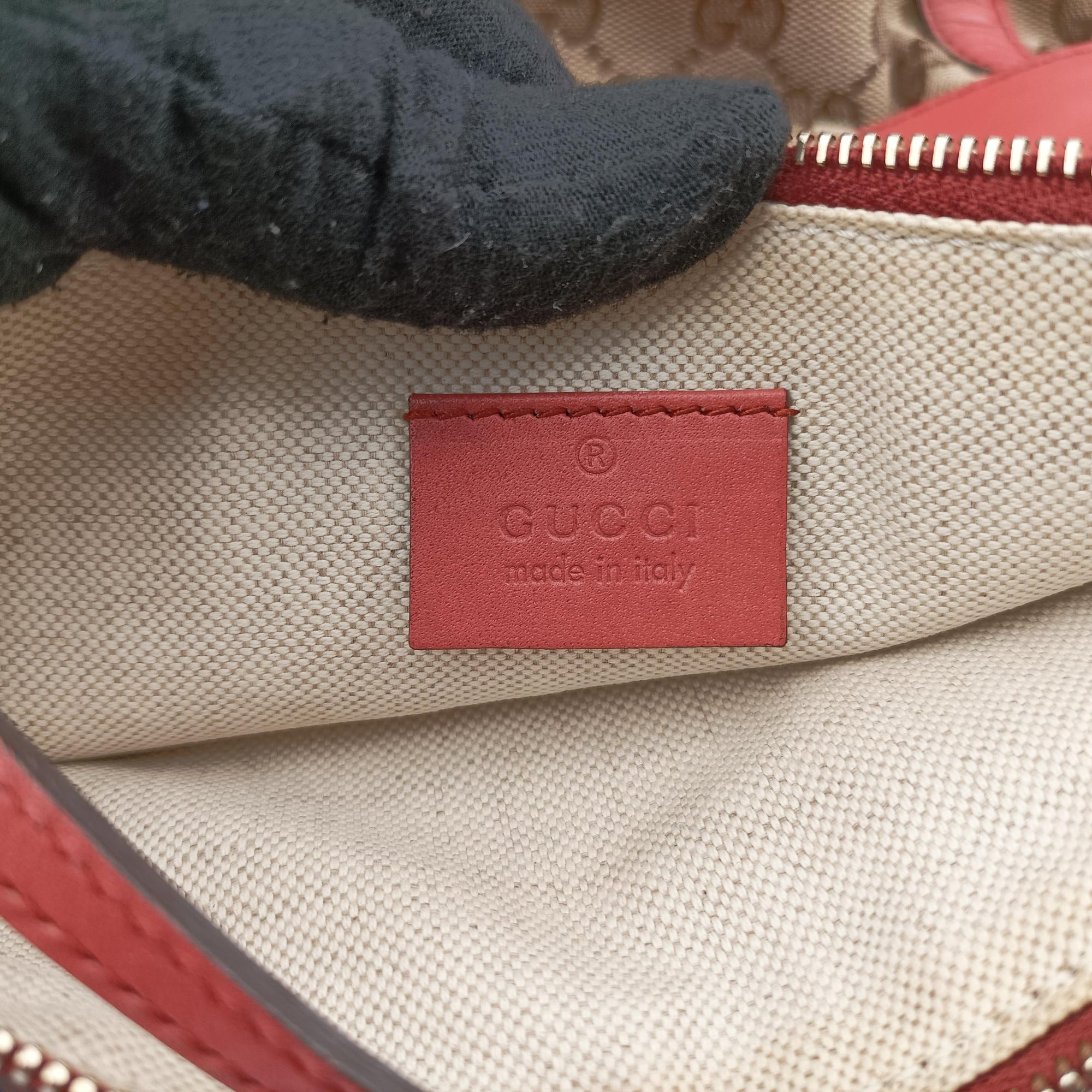 GG Craft Pink×beige Canvas × Leather 247209 F8158357GGクラフト ピンク×ベージュ キャンバス×レザー 247209 F8158357