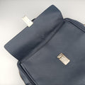 Push-Lock Briefcases Navy Saffiano Leather 134プッシュロックブリーフケース ネービー サフィアーノレザー 134