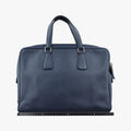 Push-Lock Briefcases Navy Saffiano Leather 134プッシュロックブリーフケース ネービー サフィアーノレザー 134