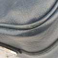 Push-Lock Briefcases Navy Saffiano Leather 134プッシュロックブリーフケース ネービー サフィアーノレザー 134