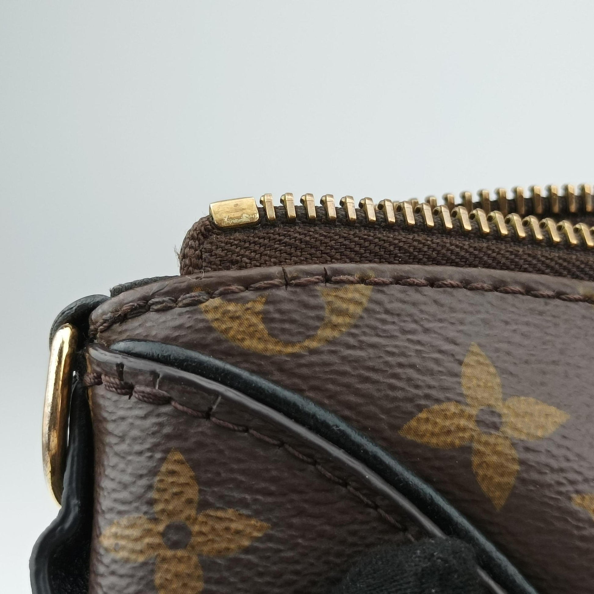 Tournel PM Brown×Noir Monogram Canvas×calf leather M44057 AH1137トゥルネルPM モノグラム/ブラウン×ノワール モノグラムキャンバス×カーフレザー M44057 AH1137