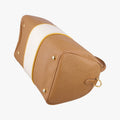 Fori Boston Beige × White leather BL0649 31 29フォリ ボストン ベージュ × ホワイト レザー BL0649 31 29