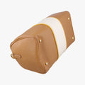 Fori Boston Beige × White leather BL0649 31 29フォリ ボストン ベージュ × ホワイト レザー BL0649 31 29
