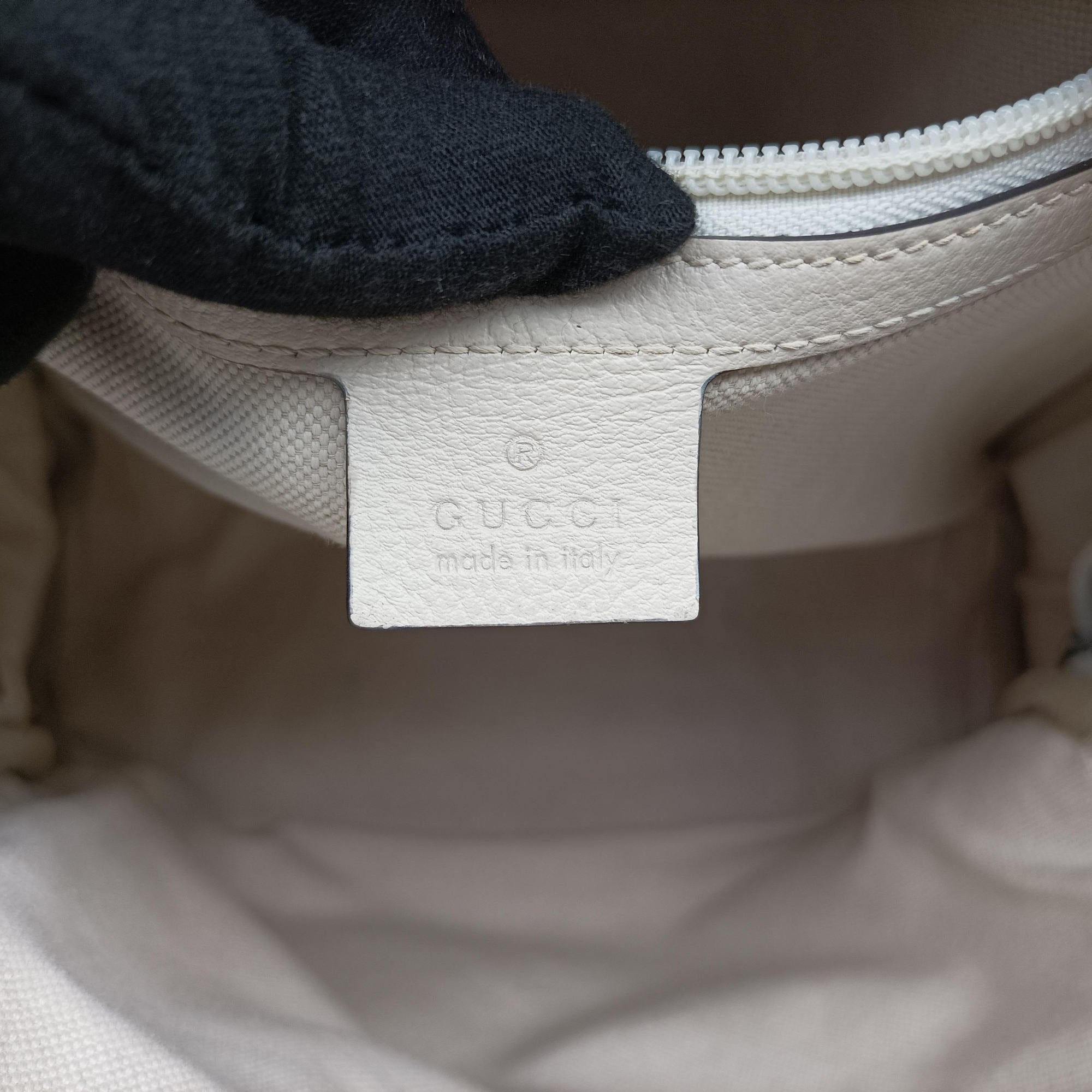 GUCCI Print White Leather 547834 I027231383GUCCIプリント ホワイト レザー 547834 I027231383
