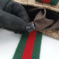 GG Supreme Sherry Line Beige x Red x Green Canvas×Leather 155524 B012712285GGスプリーム シェリーライン ベージュ×レッド×グリーン キャンバス×レザー 155524 B012712285