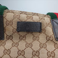 GG Supreme Sherry Line Beige x Red x Green Canvas×Leather 155524 B012712285GGスプリーム シェリーライン ベージュ×レッド×グリーン キャンバス×レザー 155524 B012712285