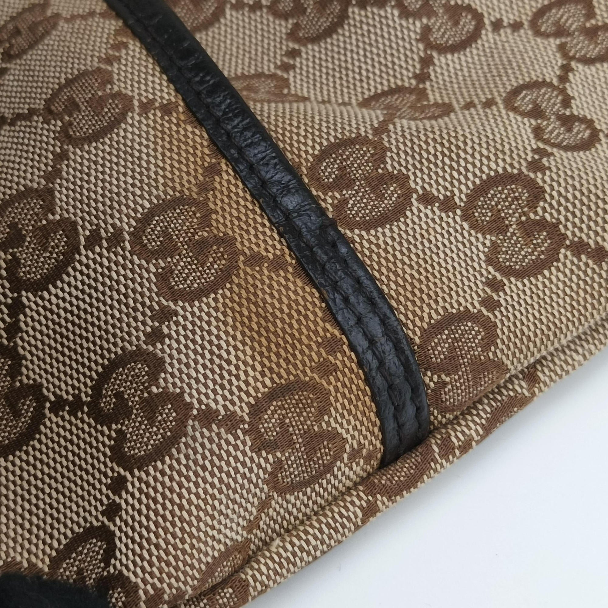 GG Supreme Sherry Line Beige x Red x Green Canvas×Leather 155524 B012712285GGスプリーム シェリーライン ベージュ×レッド×グリーン キャンバス×レザー 155524 B012712285