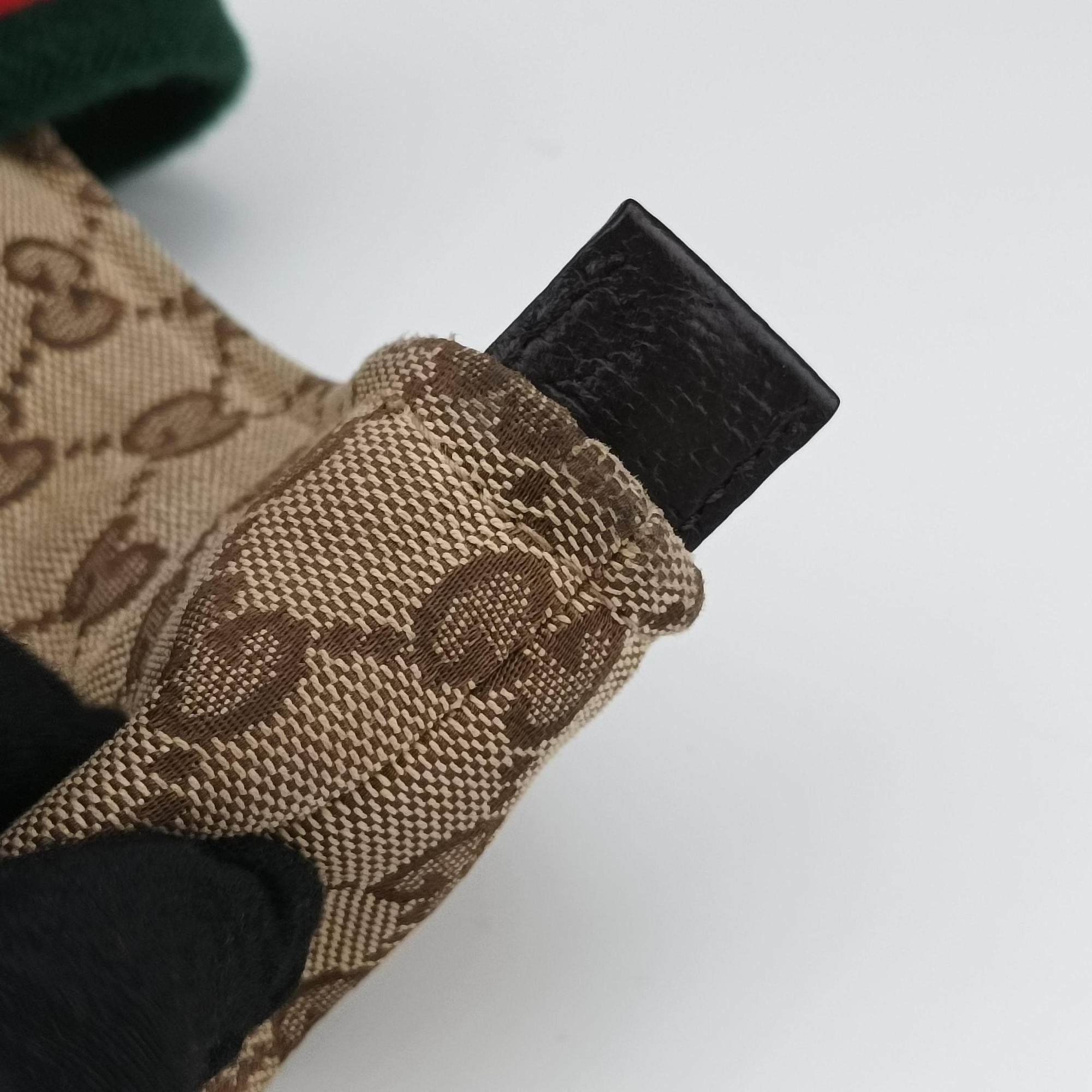 GG Supreme Sherry Line Beige x Red x Green Canvas×Leather 155524 B012712285GGスプリーム シェリーライン ベージュ×レッド×グリーン キャンバス×レザー 155524 B012712285