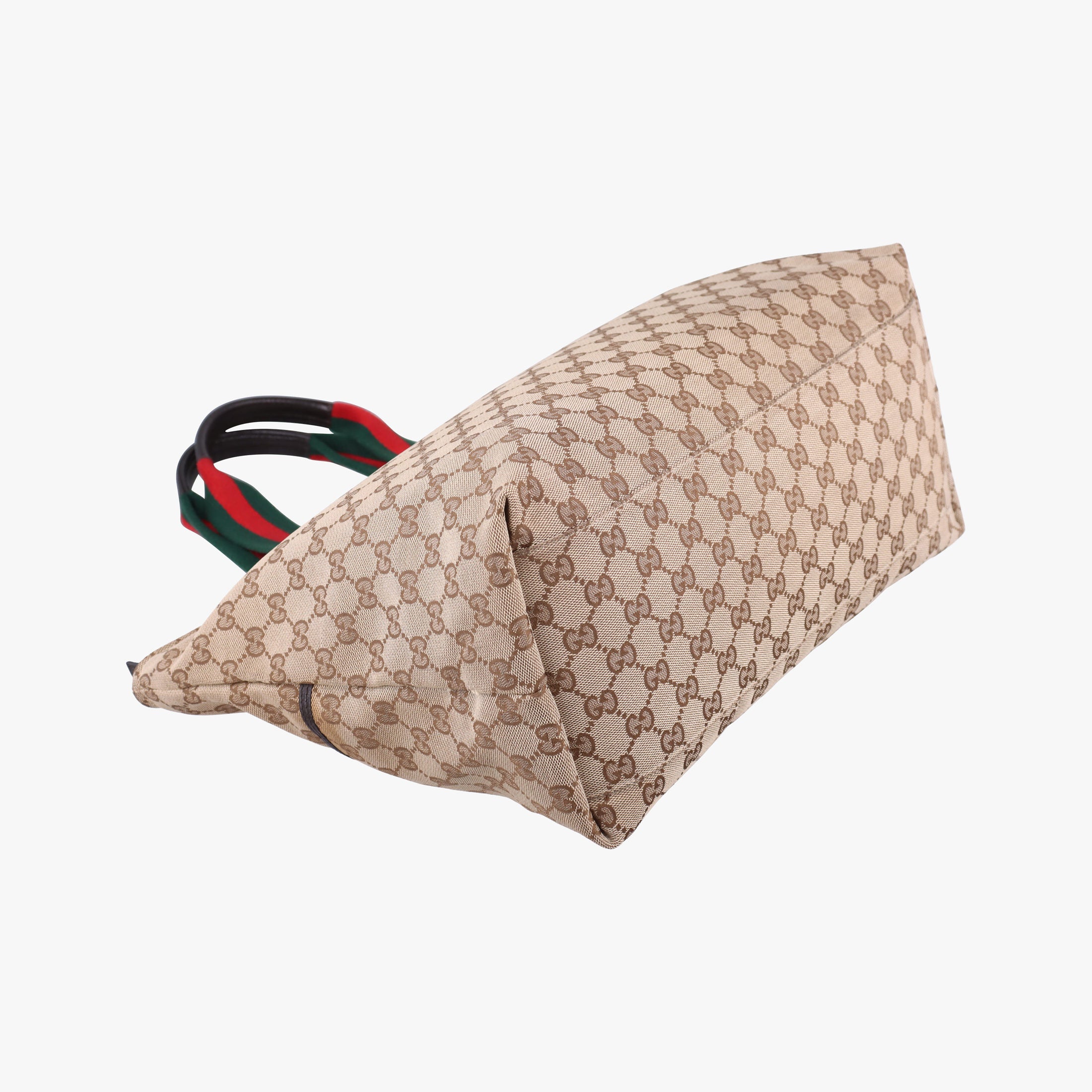 GG Supreme Sherry Line Beige x Red x Green Canvas×Leather 155524 B012712285GGスプリーム シェリーライン ベージュ×レッド×グリーン キャンバス×レザー 155524 B012712285