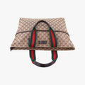 GG Supreme Sherry Line Beige x Red x Green Canvas×Leather 155524 B012712285GGスプリーム シェリーライン ベージュ×レッド×グリーン キャンバス×レザー 155524 B012712285