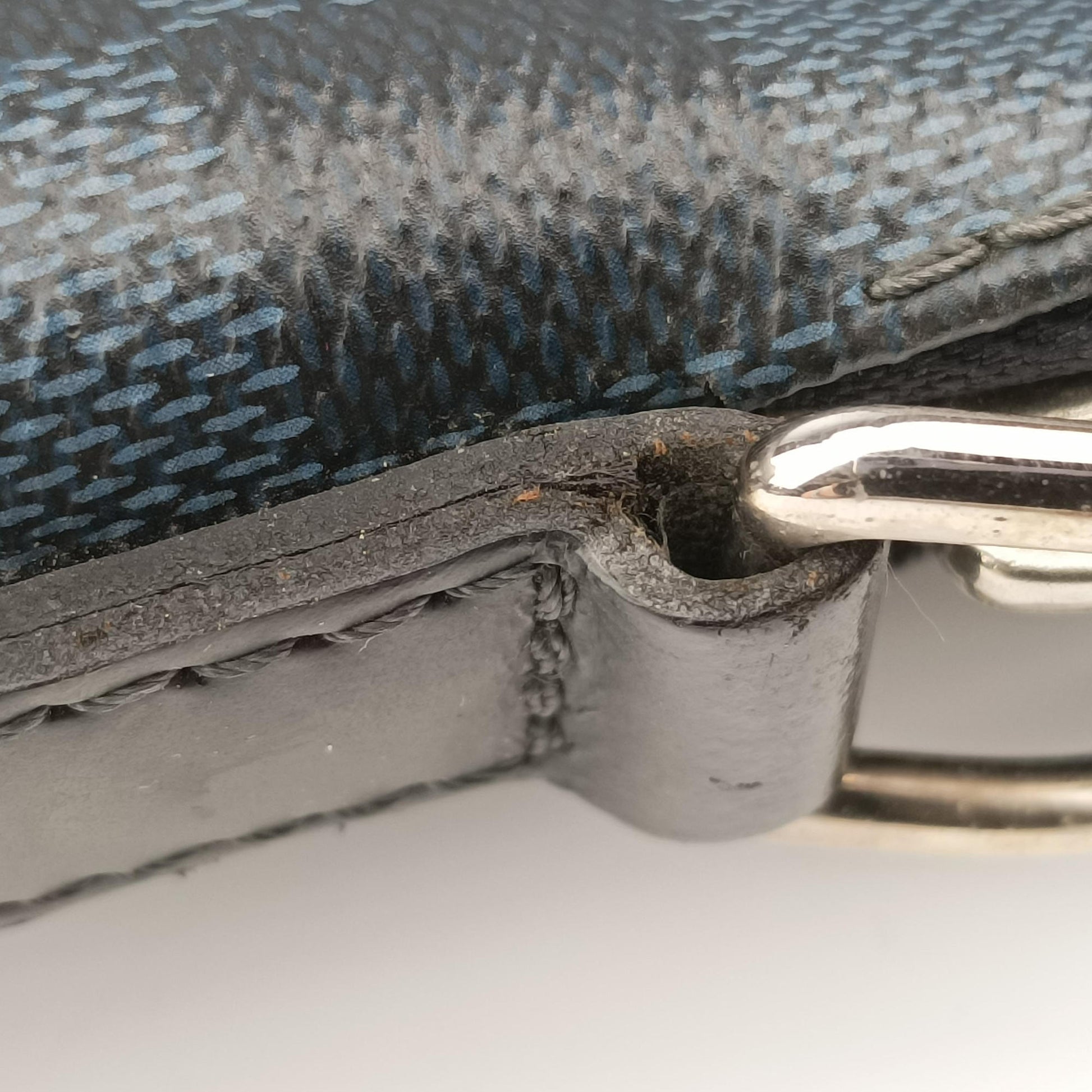Porte-Documents Jour Black×Navy Damier Cobalt N42241 SR1155ポルトドキュマンジュール PDJ ブラック×ネイビー ダミエ コバルト N42241 SR1155