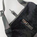 Jackie Black velour×leather 001.33 ジャッキー ブラック レザー×ベロア 001.33 