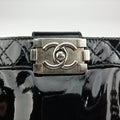 Boy Chanel Black Enamel A67949 18463163ボーイシャネル ブラック エナメル A67949 18463163