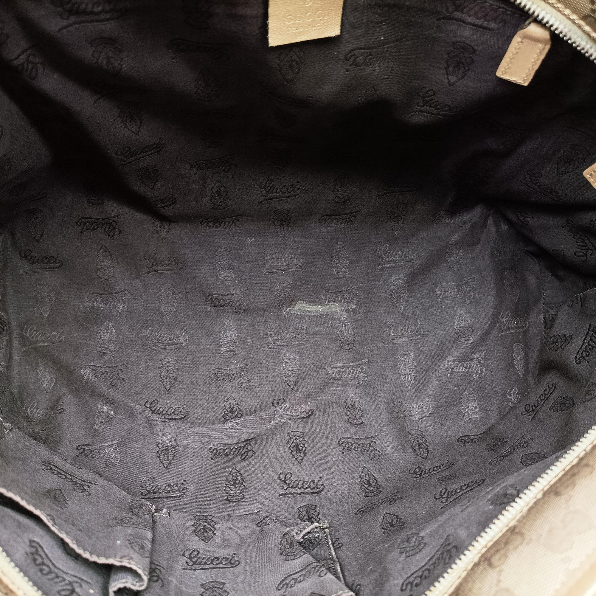 GG Imprime Golden PVC coated canvas×Leather 211137 I010502679GG インプリメ ゴールド PVCコーティングキャンバス×レザー 211137 I010502679