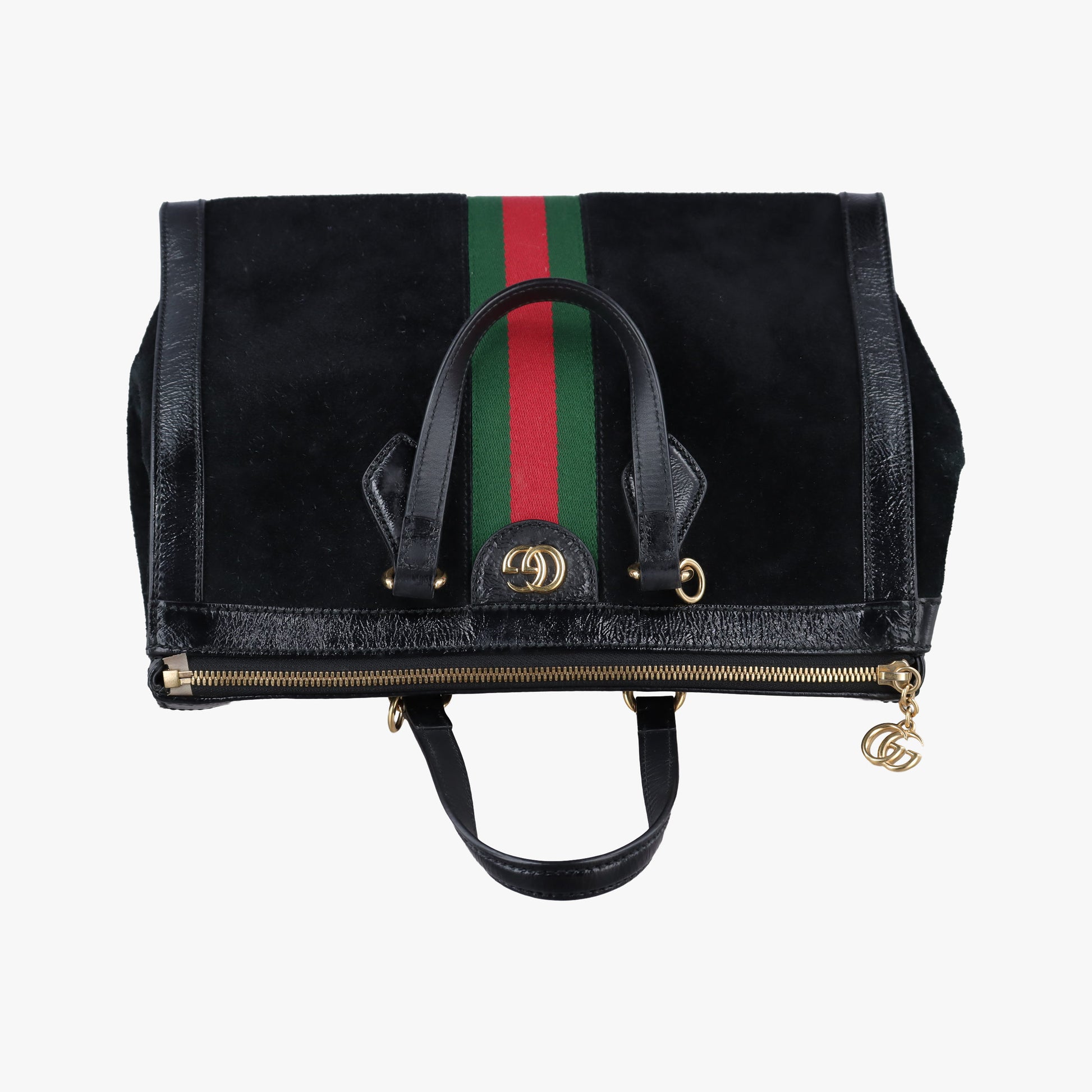 Ophidia Black×Green×Red Suede×leather 524537 B025157433オフィディア ブラック×グリーン×レッド スエード×レザー 524537 B025157433