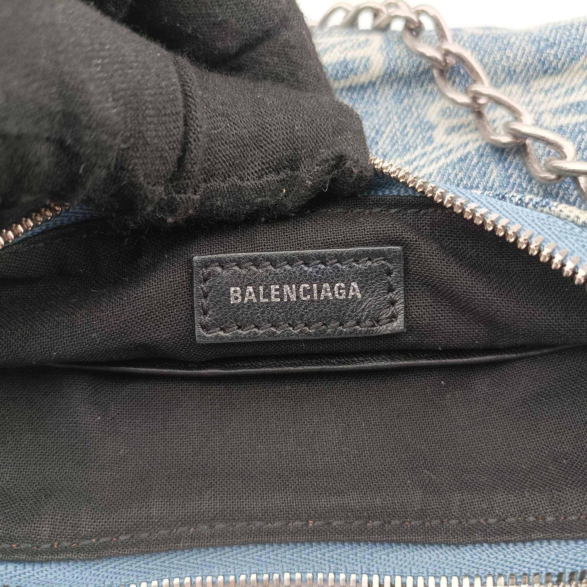 Le Cagole mini Blue denim 695814.4716.Q.584046ル カゴール ミニ ブルー デニム 695814.4716.Q.584046