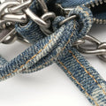 Le Cagole mini Blue denim 695814.4716.Q.584046ル カゴール ミニ ブルー デニム 695814.4716.Q.584046