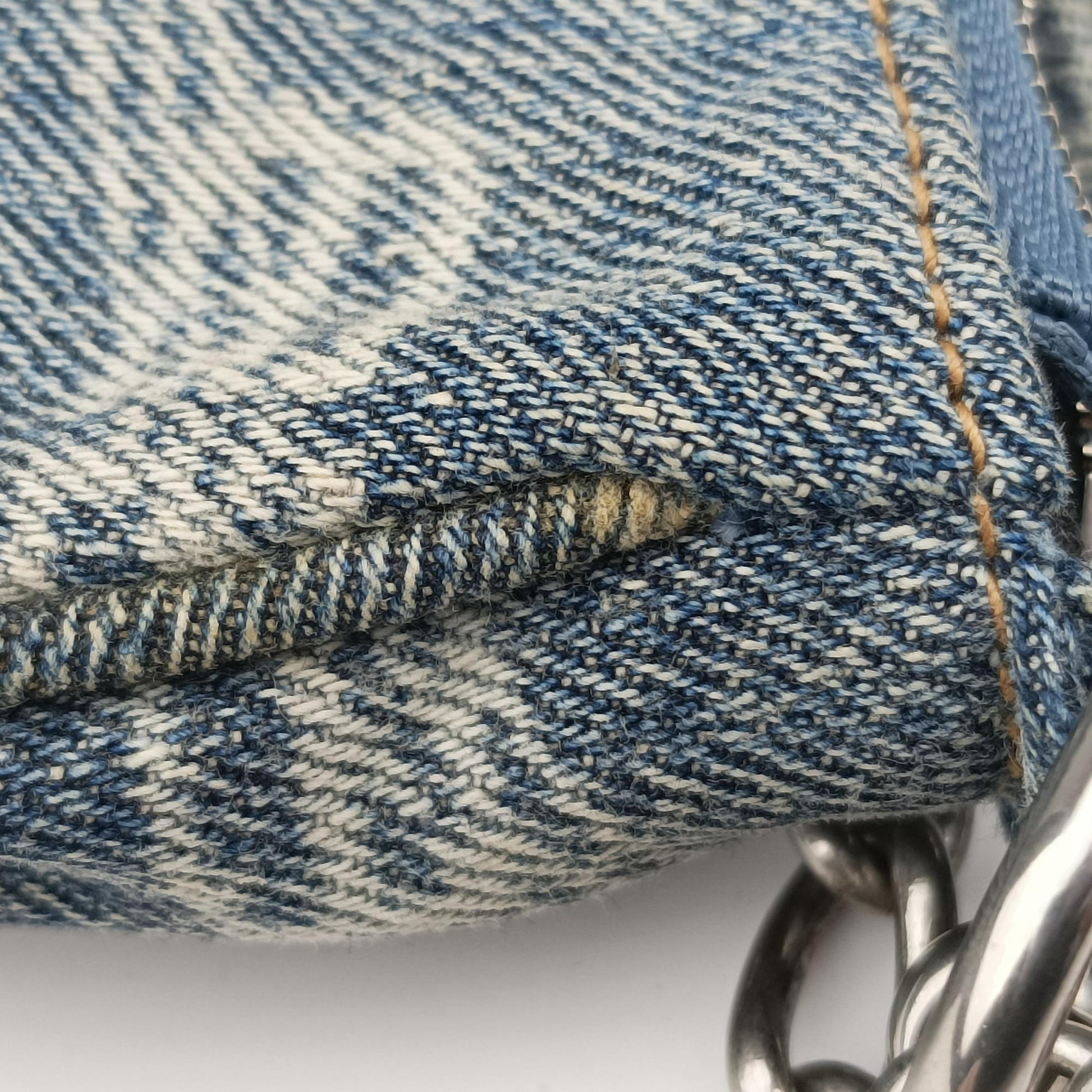 Le Cagole mini Blue denim 695814.4716.Q.584046ル カゴール ミニ ブルー デニム 695814.4716.Q.584046