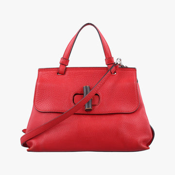Bamboo Daily Red Leather 370831 A018095366バンブーデイリー レッド レザー 370831 A018095366