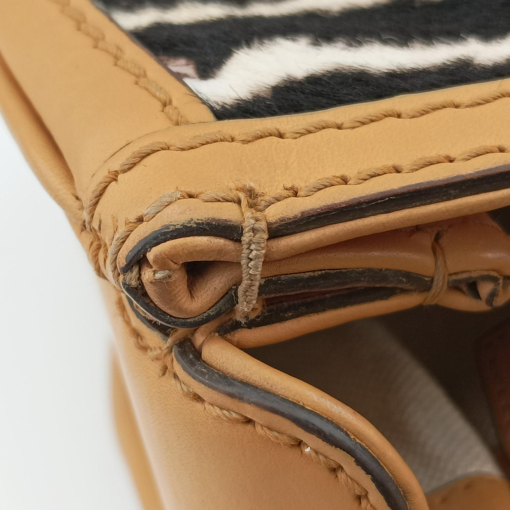 New Bamboo Multicolour ponyhair ×leather 254884 G011190996ニューバンブー マルチカラー ハラコ×レザー 254884 G011190996