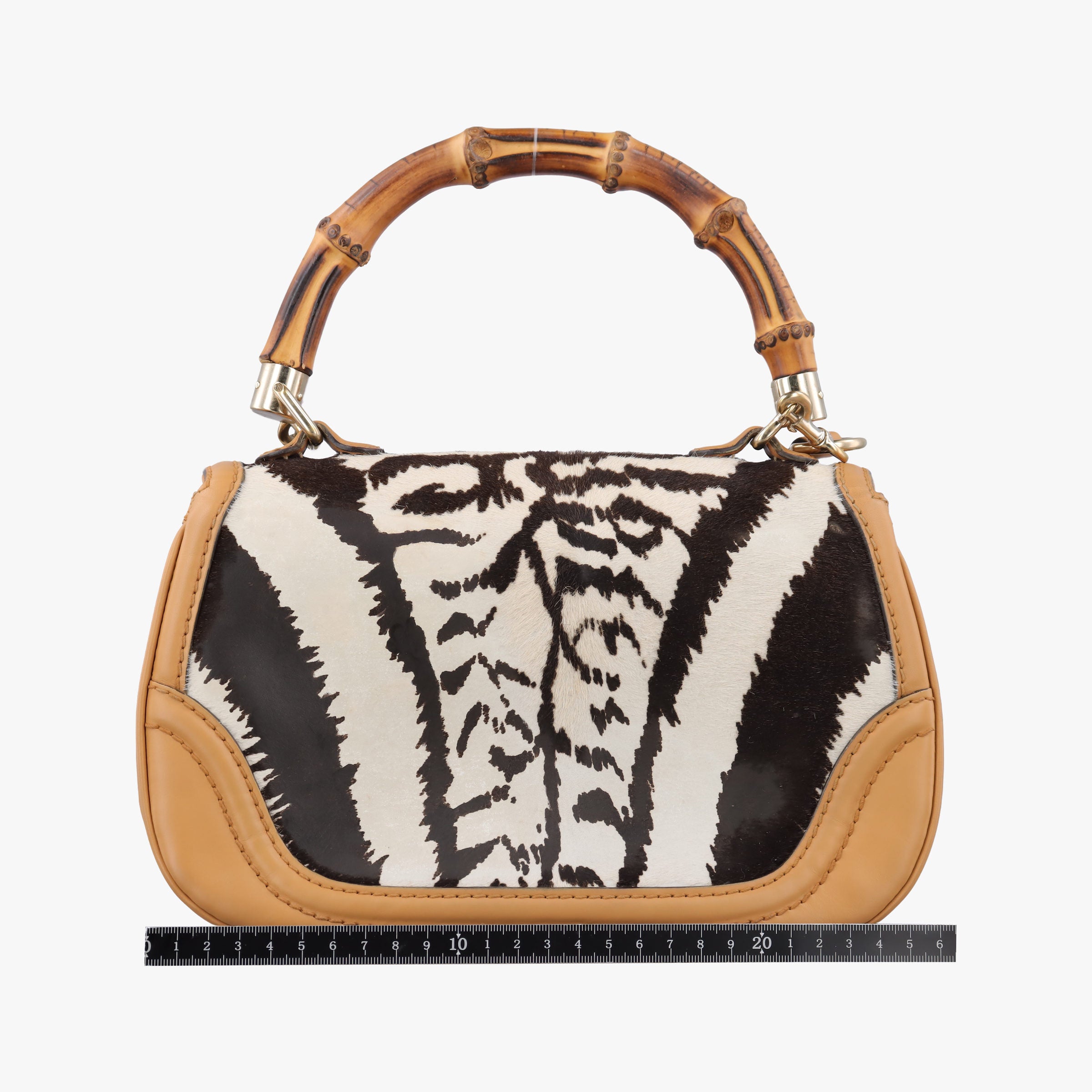 New Bamboo Multicolour ponyhair ×leather 254884 G011190996ニューバンブー マルチカラー ハラコ×レザー 254884 G011190996