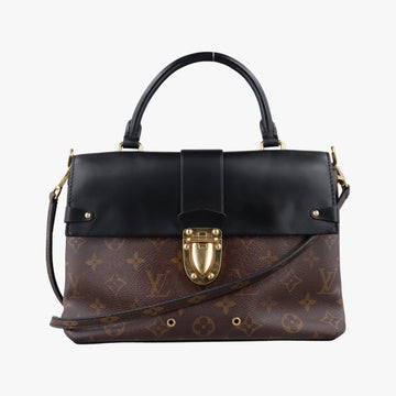 One-handle Flap MM　　 brown×black Monogram Canvas×calf leather M43125 FL2117ワンハンドルフラップMM モノグラム/ブラウン×ブラック モノグラムキャンバス×カーフレザー M43125 FL2117